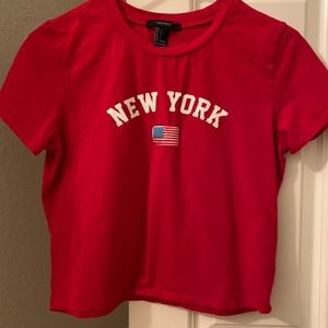 NEW YORK CROP TOP